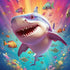 Happy Shark Diamond Painting