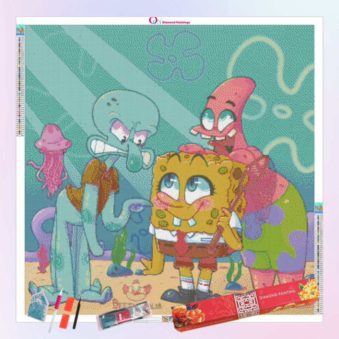 spongebob-under-the-sea-diamond-painting-art-kit
