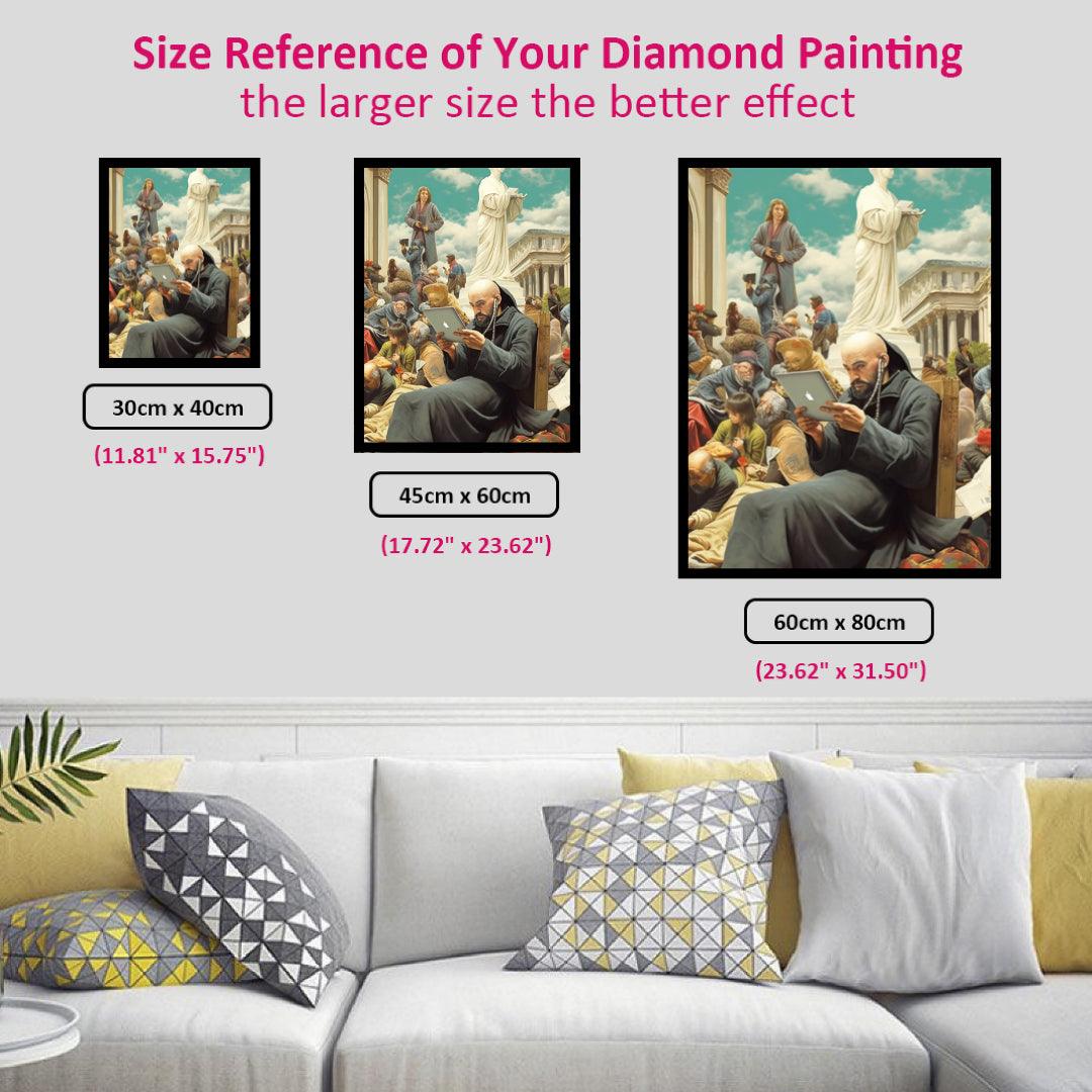 Immersed in the Personal World Diamond Painting