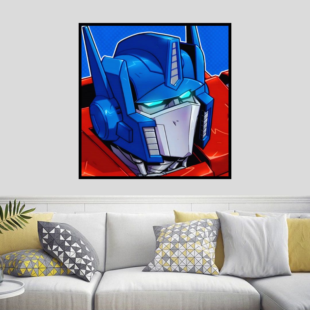autobot-with-blue-head-diamond-painting-art-kit