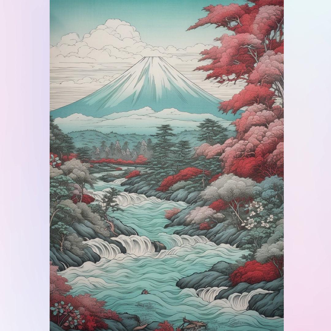 Fuji Mountain Diamond Painting