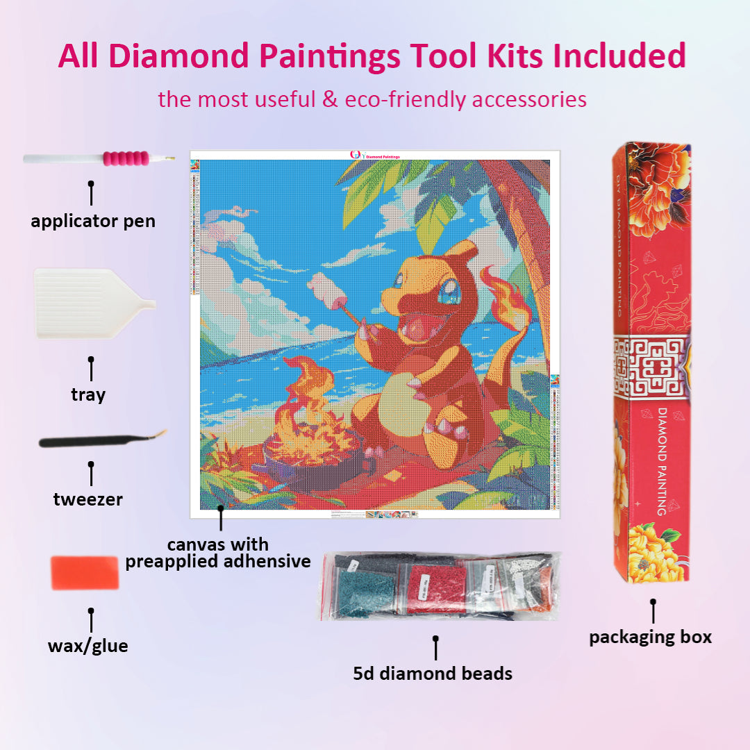 barbecue-charmeleon-pokemon-diamond-painting-art-kit