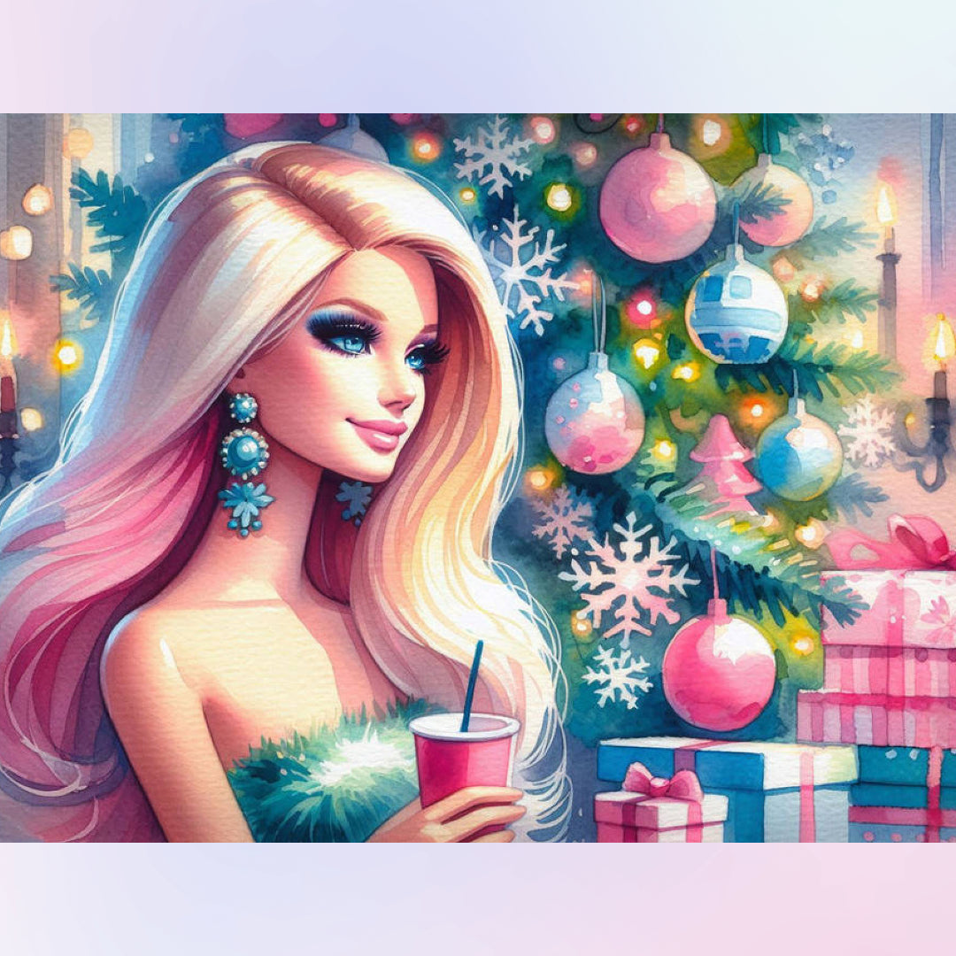 barbie-christmas-diamond-painting-art-kit