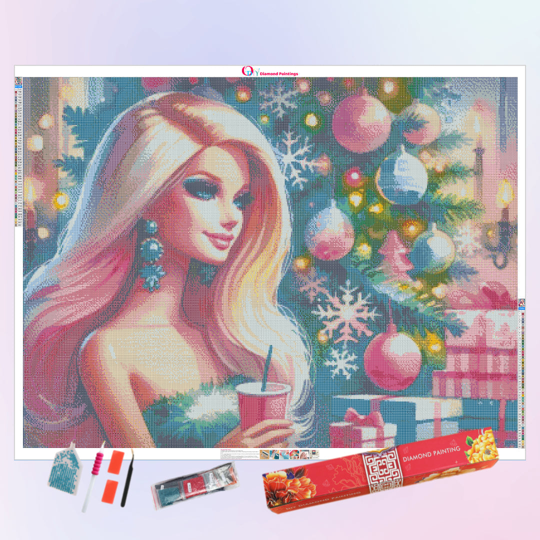 barbie-christmas-diamond-painting-art-kit