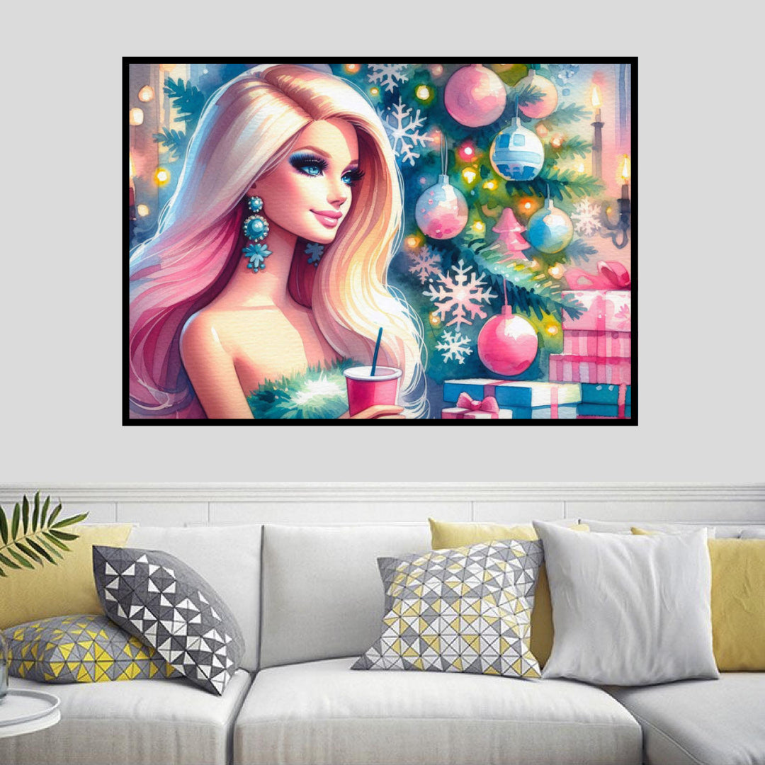 barbie-christmas-diamond-painting-art-kit