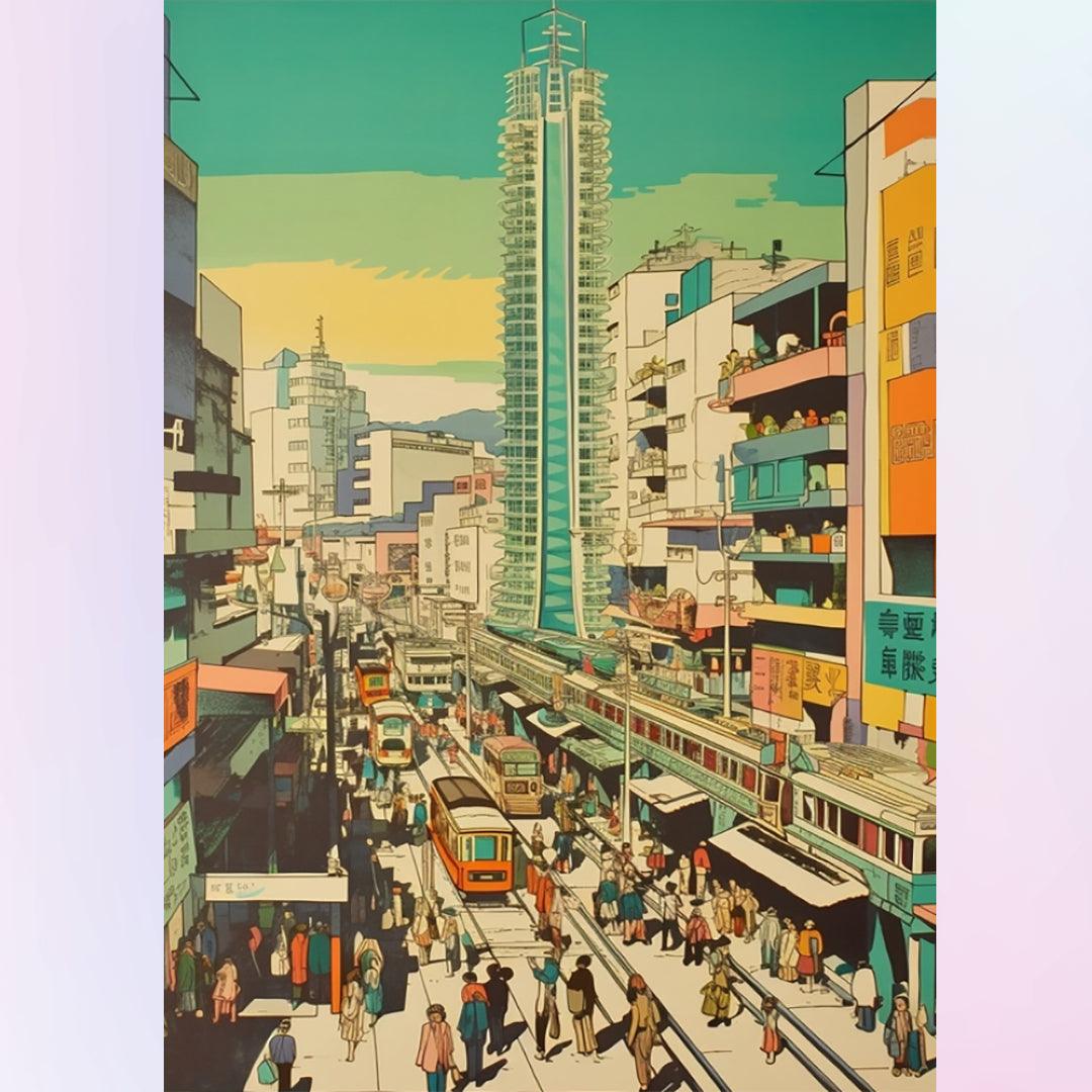 Bustling City Diamond Painting