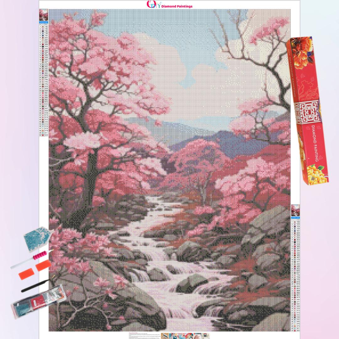 Sakura Trees Diamond Painting
