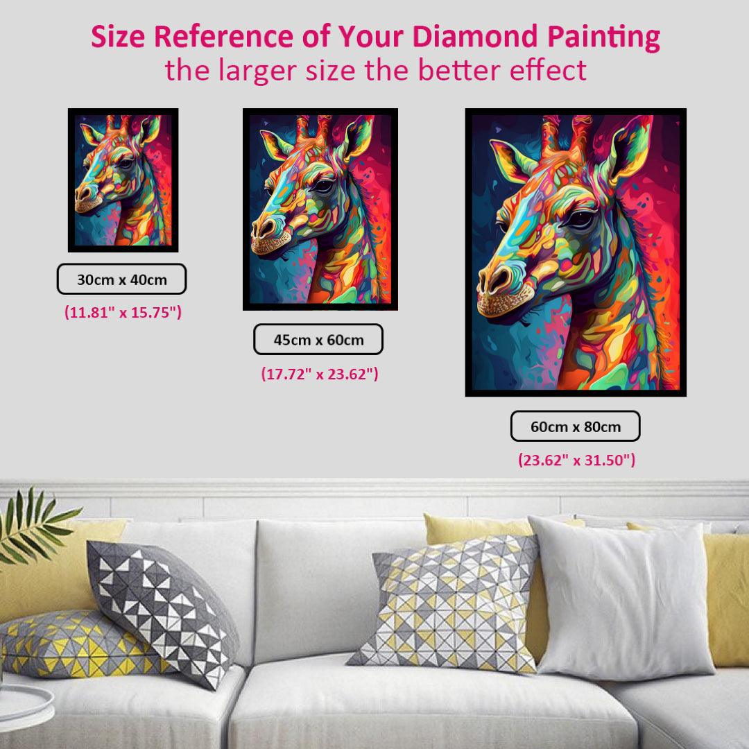 Colorful Giraffe Diamond Painting