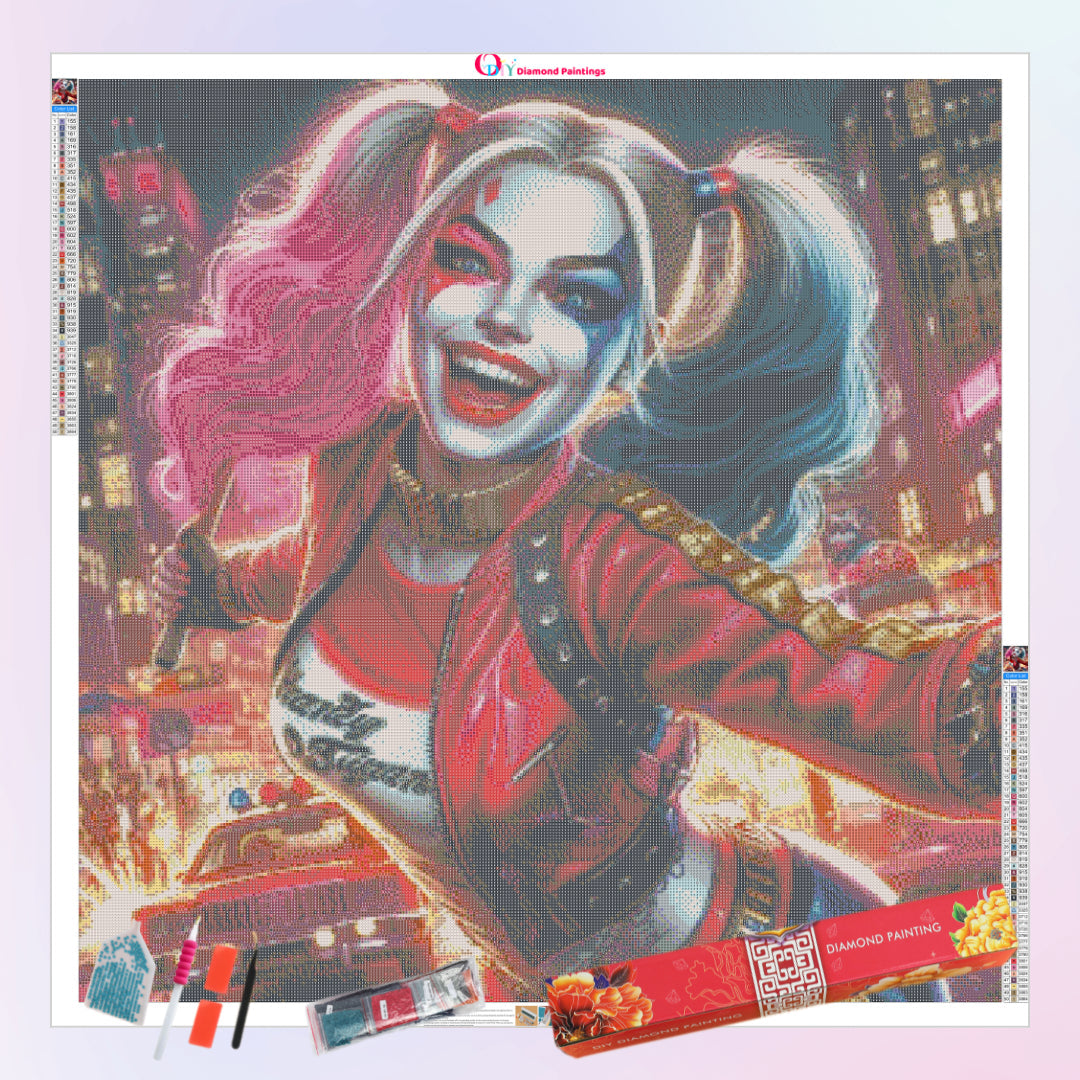 be-happy-harley-quinn-diamond-painting-art-kit