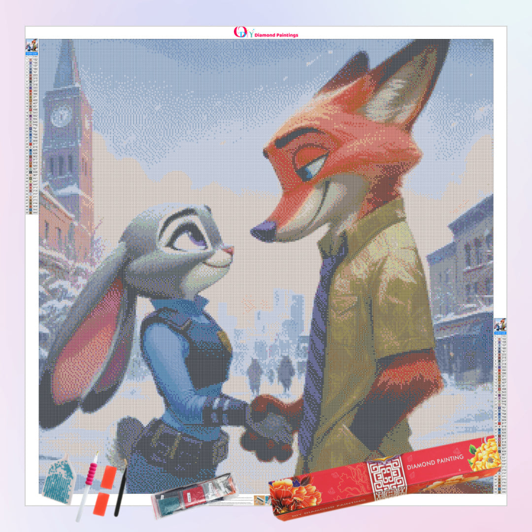 best-partner-judy-and-nick-diamond-painting-art-kit