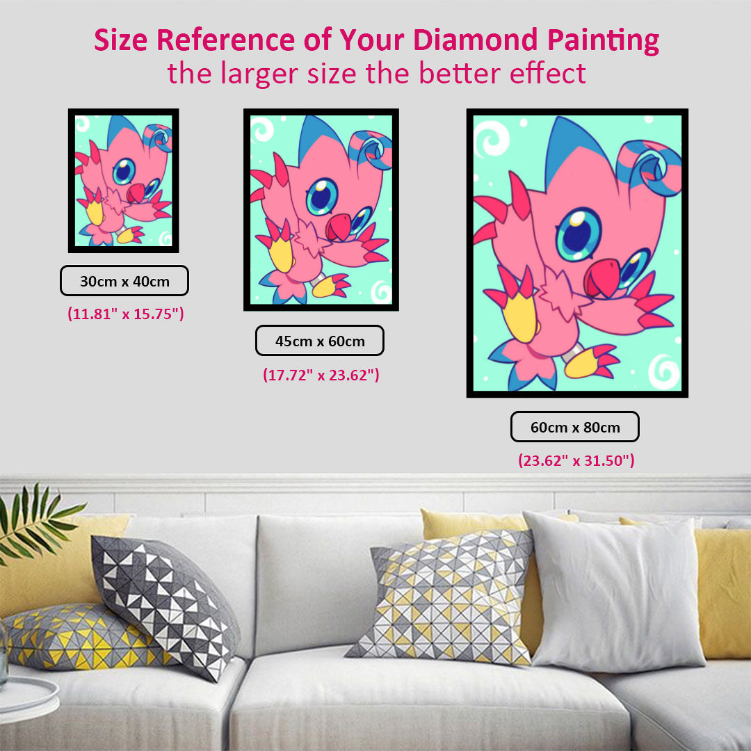 biyomon-diamond-painting-art-kit