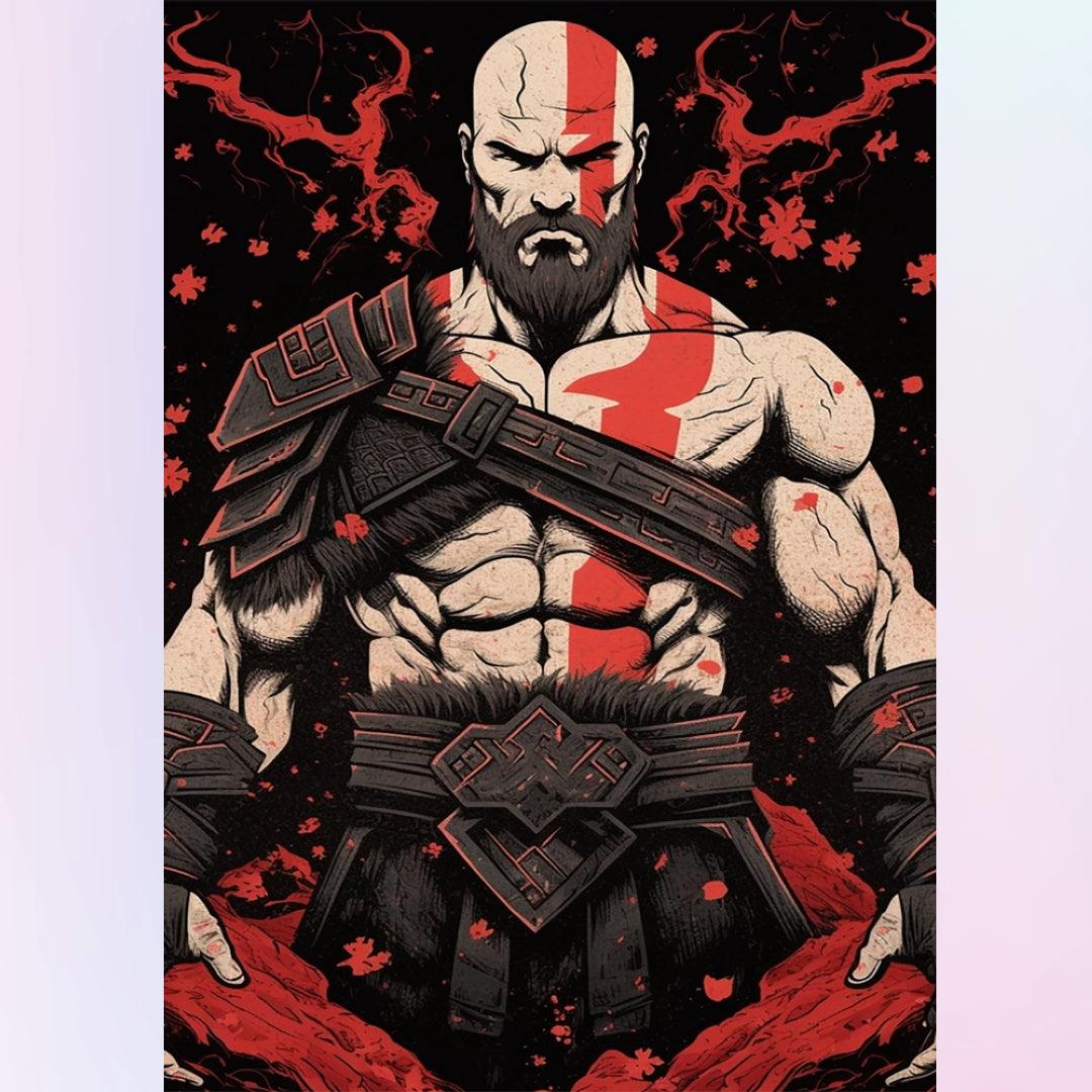 God of War Kratos Diamond Painting