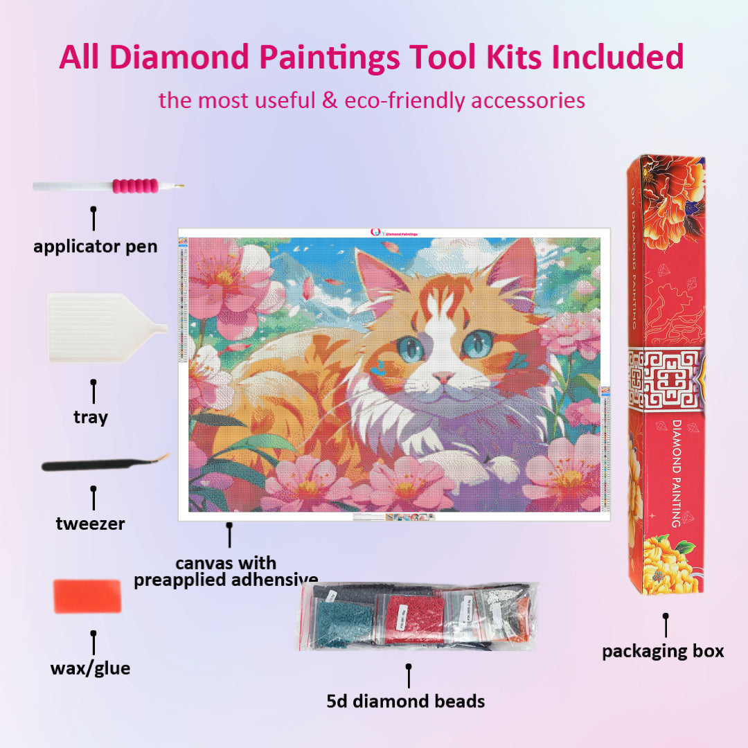 cat-sitting-in-the-flower-diamond-painting-art-kit