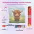 Cute Highland Cow Diamond Painting