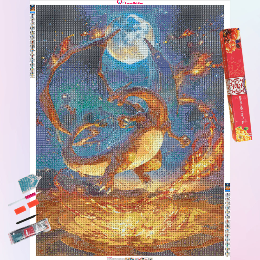charizard-flames-diamond-painting-art-kit