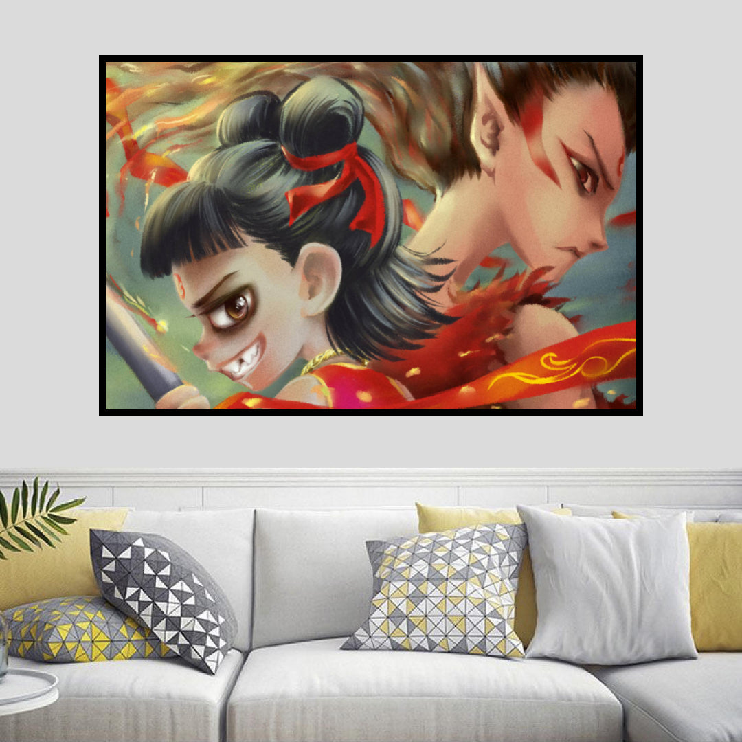 chinese-myth-ne-zha-diamond-painting-art-kit