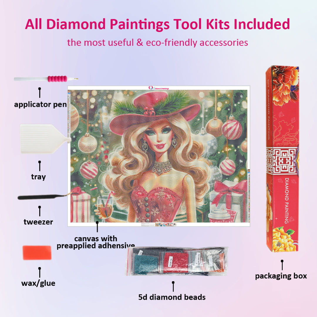 christmas-barbie-diamond-painting-art-kit