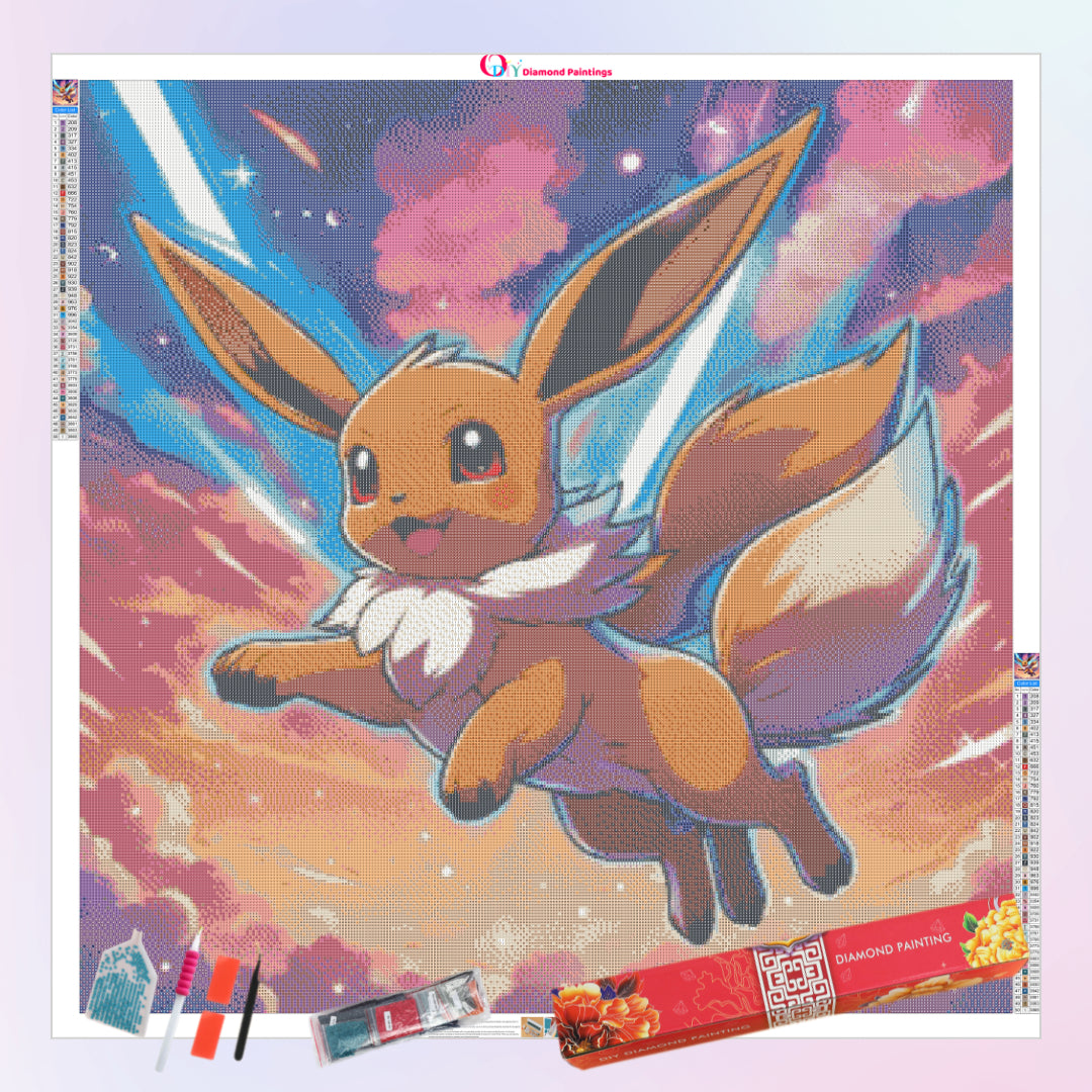 comes-eevee-diamond-painting-art-kit