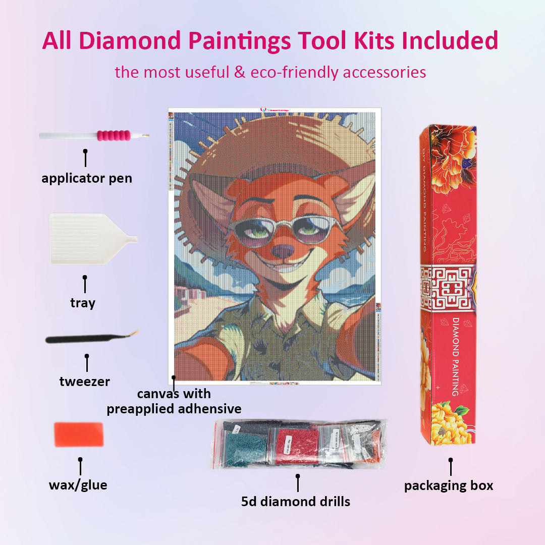 cool-nick-wilde-zootopia-diamond-painting-art-kit