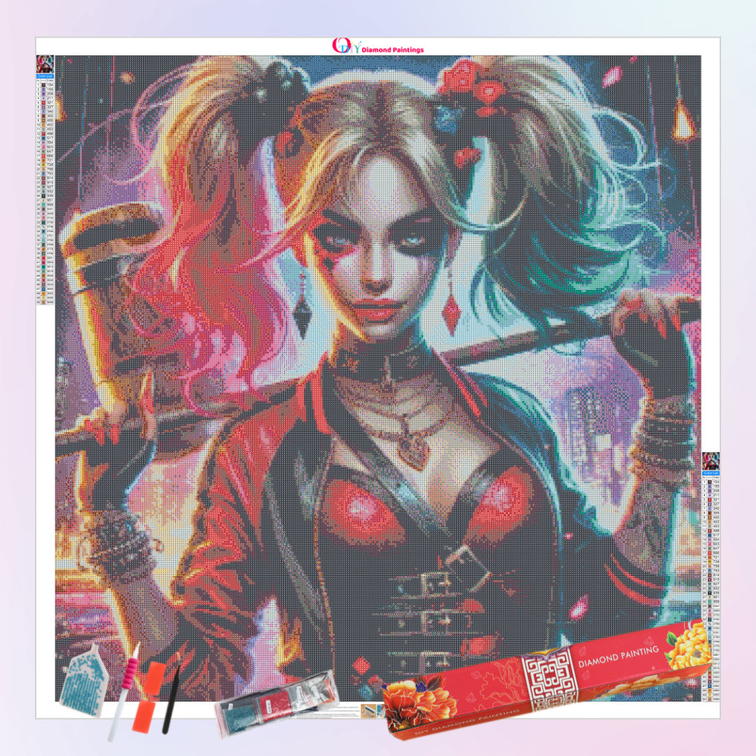 crazy-harley-quinn-diamond-painting-art-kit