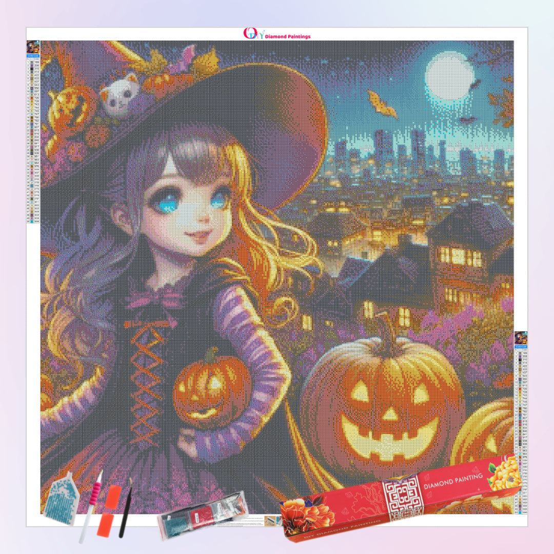 cute-halloween-girl-diamond-painting-art-kit