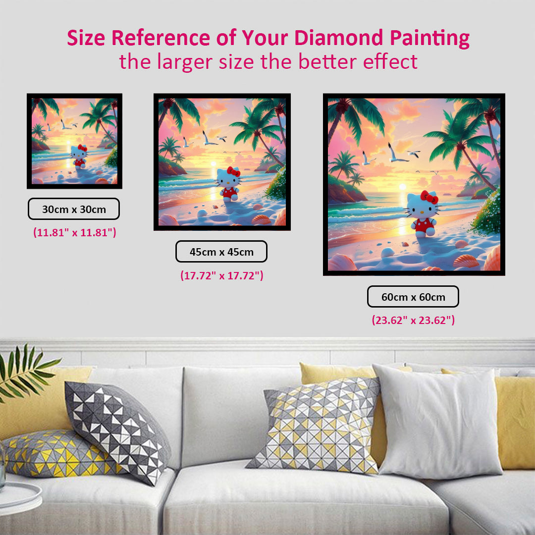 cute-hello-kitty-at-the-beach-diamond-painting-art-kit