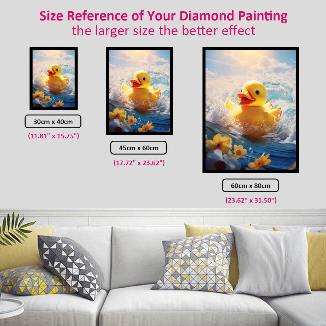 Little Yellow Duck on the Sea Diamond Painting
