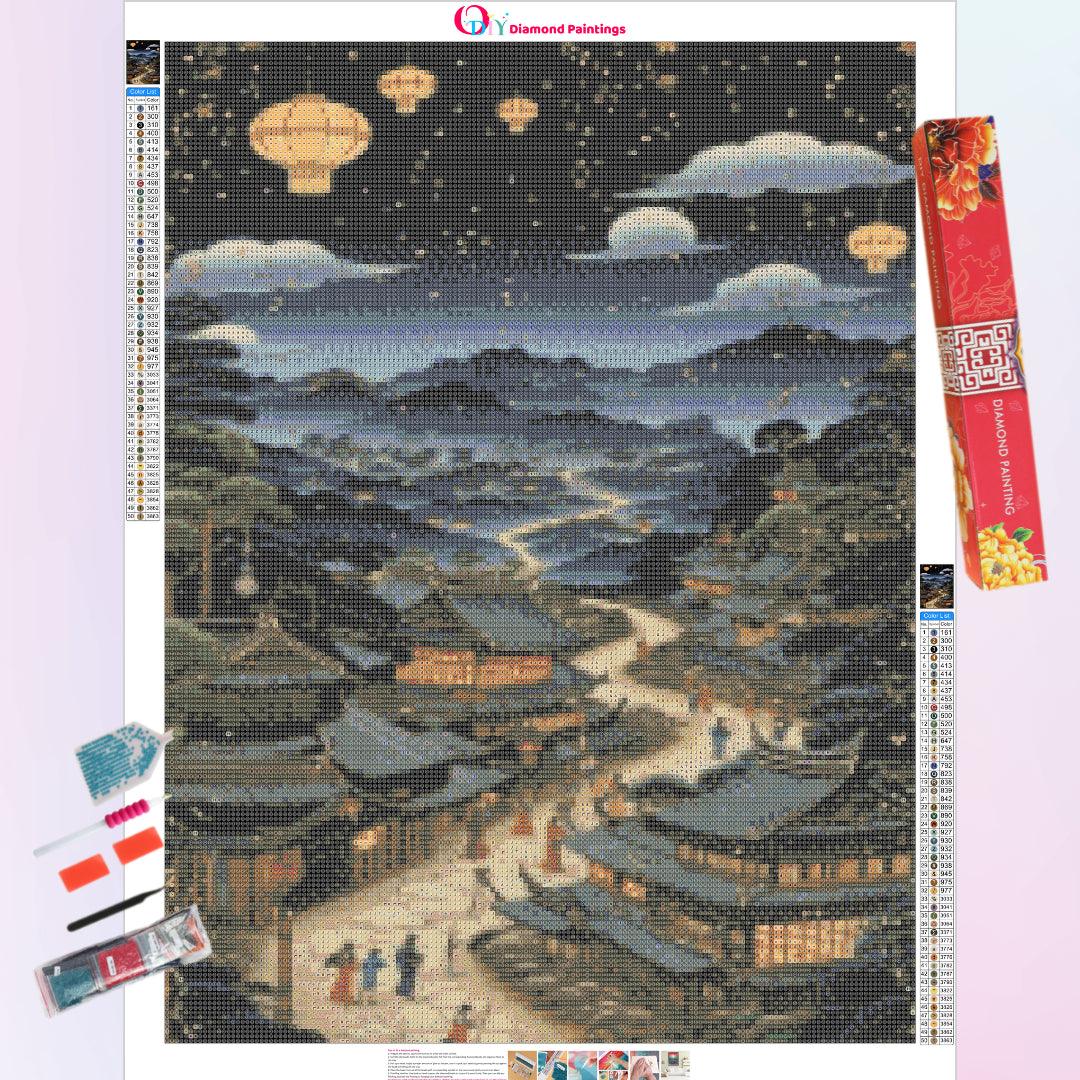 Chinese Ancient Town Diamond Painting