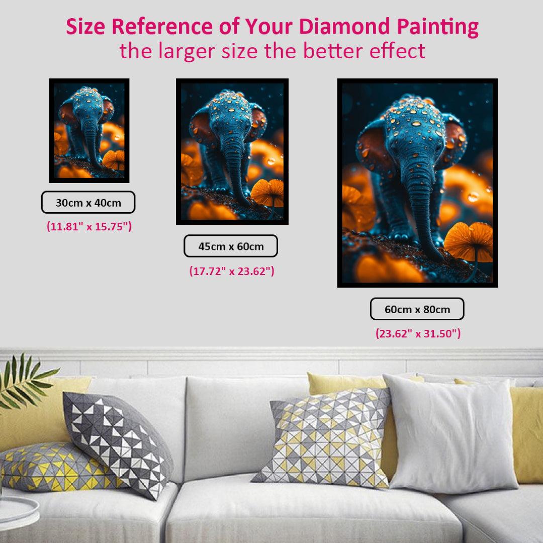 Baby Elephant Diamond Painting