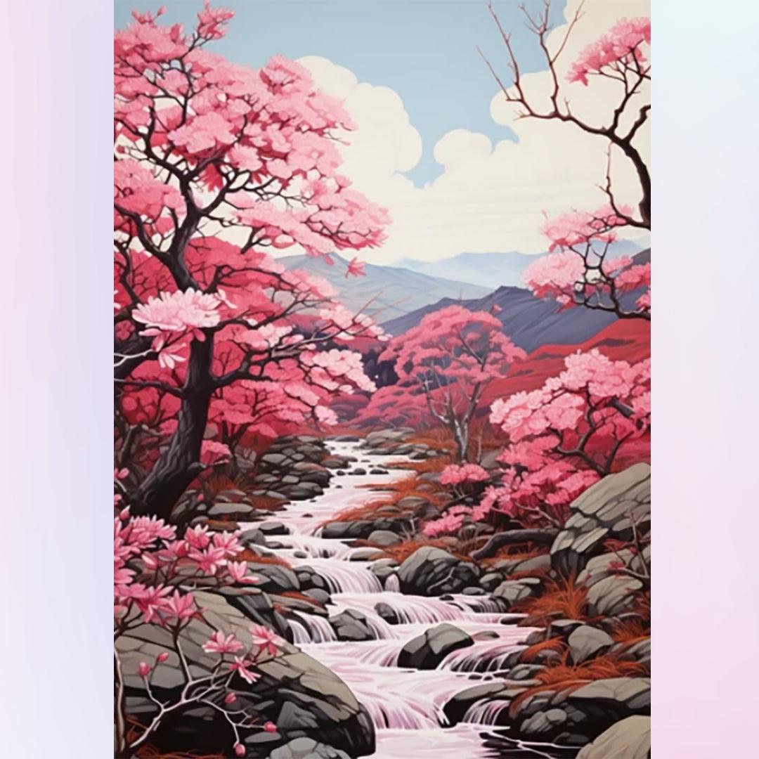 Sakura Trees Diamond Painting