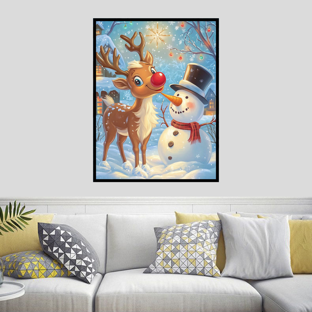 deer-new-friend-snowman-diamond-painting-art-kit