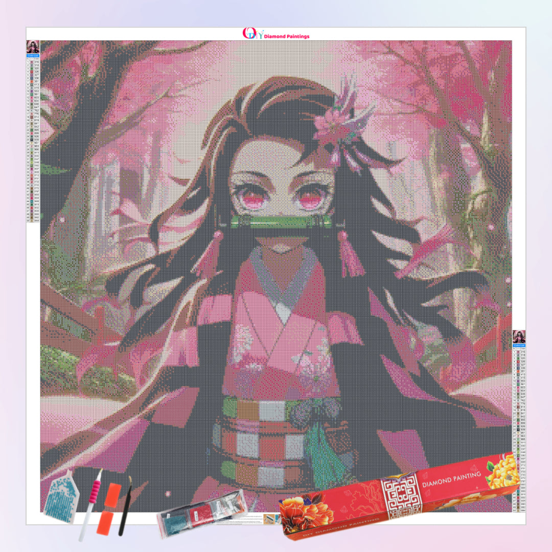 demon-slayer-nezuko-diamond-painting-art-kit