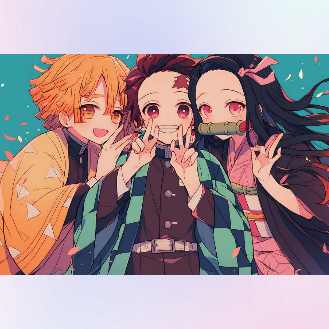 demon-slayer-zenitsu-tanjiro-nezuko-diamond-painting-art-kit