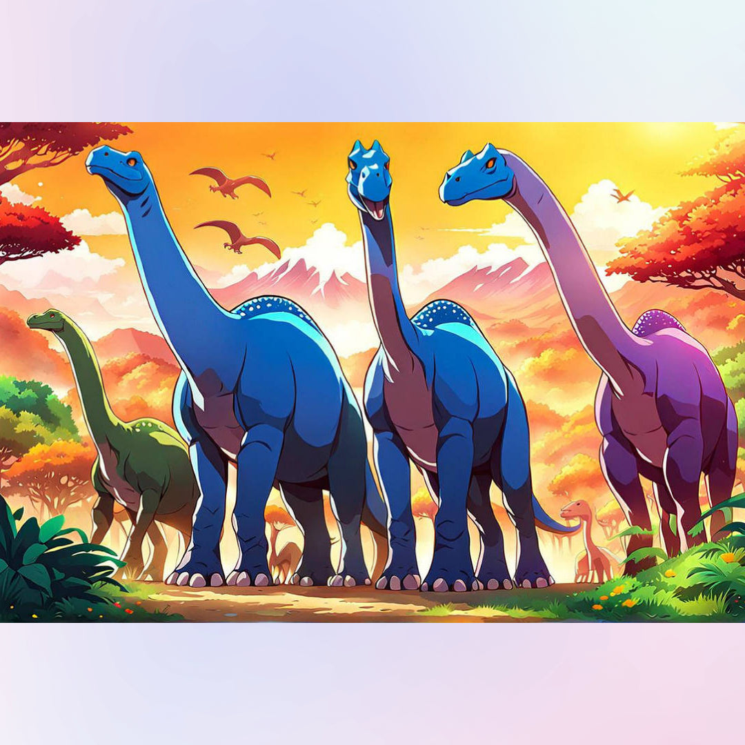 dinosaur-brontosaurus-sunset-diamond-painting-art-kit