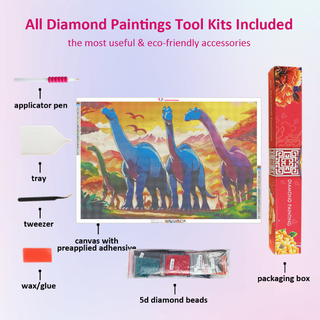 dinosaur-brontosaurus-sunset-diamond-painting-art-kit