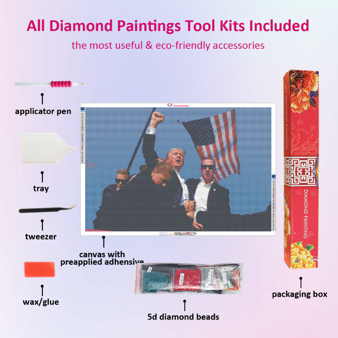 donald-trump-never-defeat-diamond-painting-art-kit