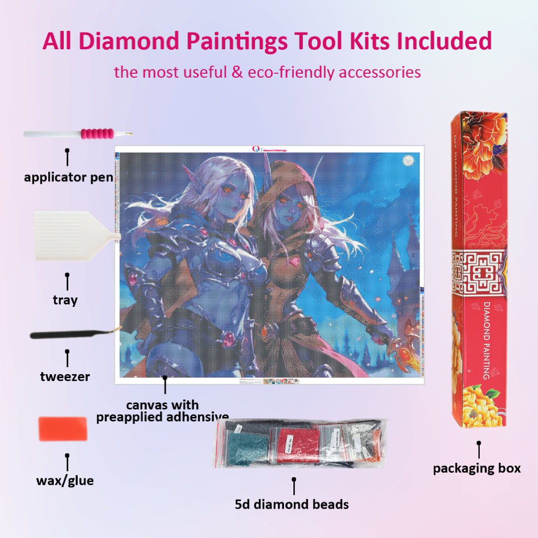 double-faces-sylvanas-windrunner-diamond-painting-art-kit