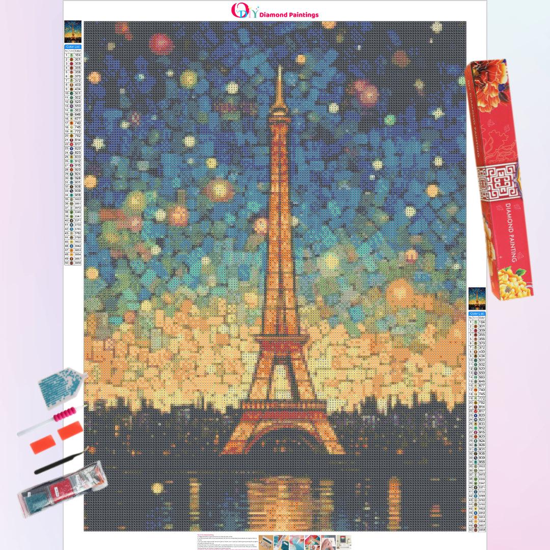Lovely Paris Eiffel Tower Diamond Painting