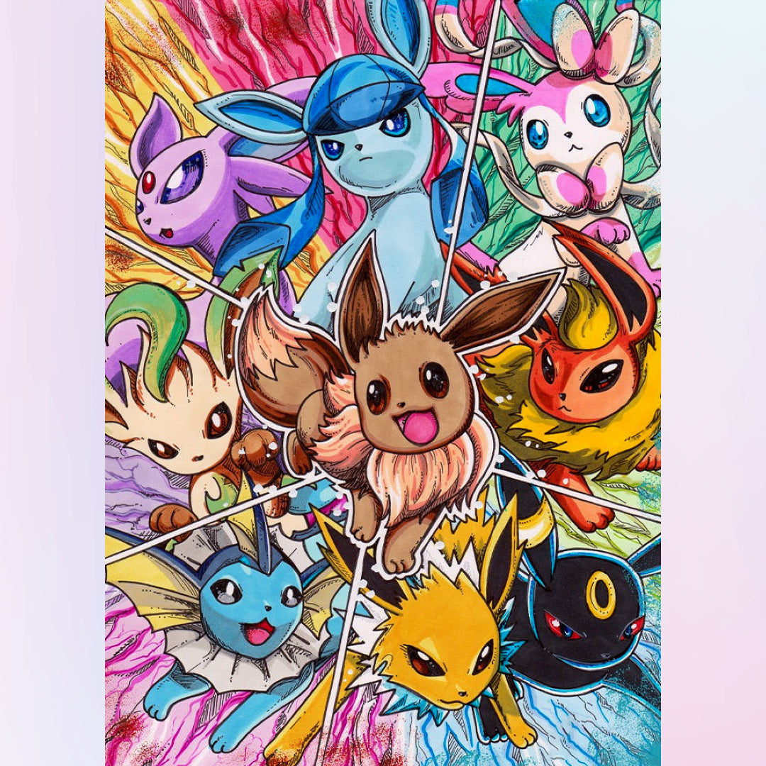 eevee-show-diamond-painting-art-kit