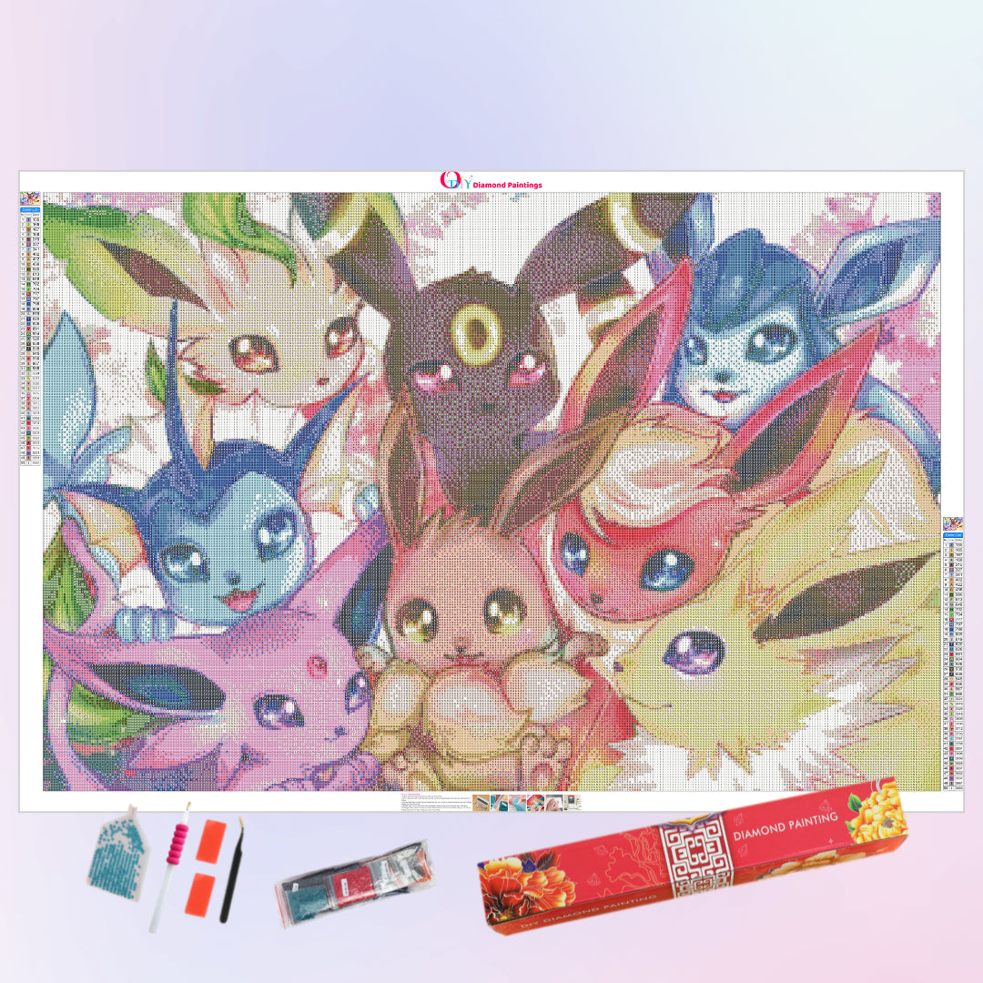 eeveelution-diamond-painting-art-kit