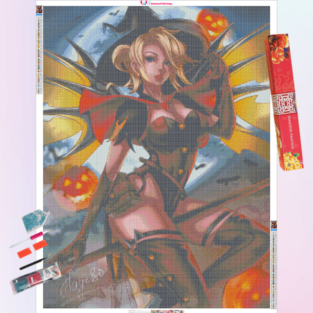 elegant-witch-halloween-mercy-diamond-painting-art-kit