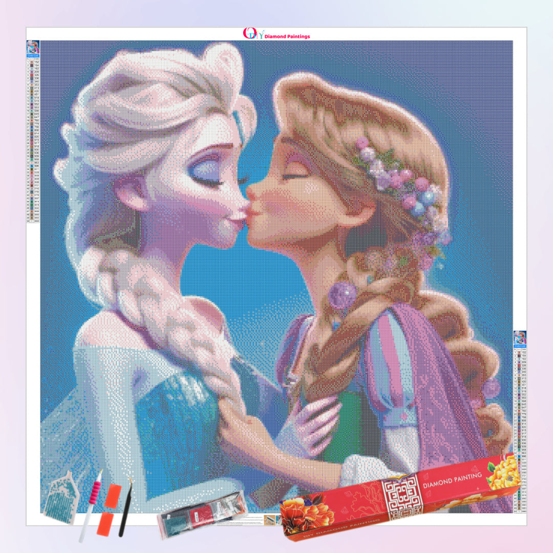 elsa-and-anna-kiss-diamond-painting-art-kit