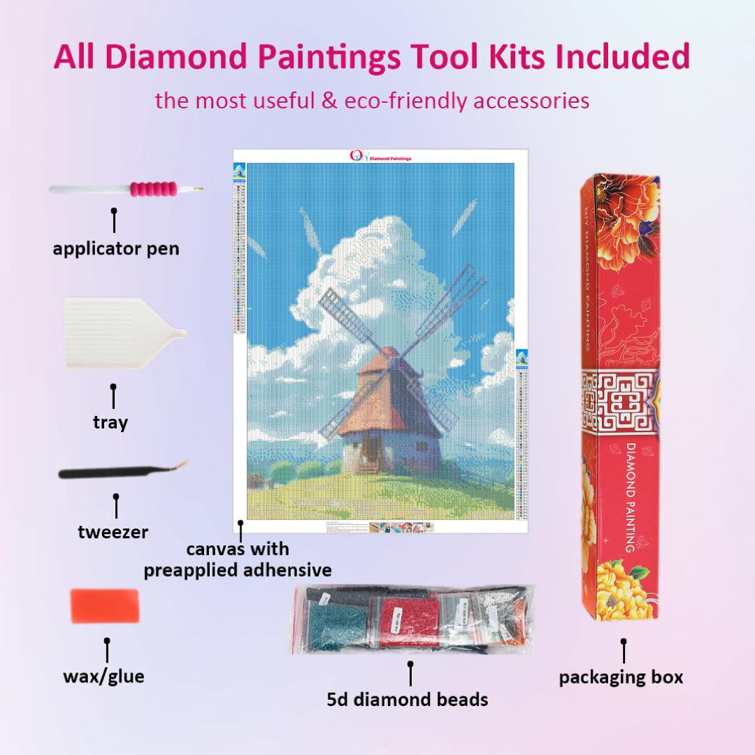 Sunny Windmill Diamond Painting