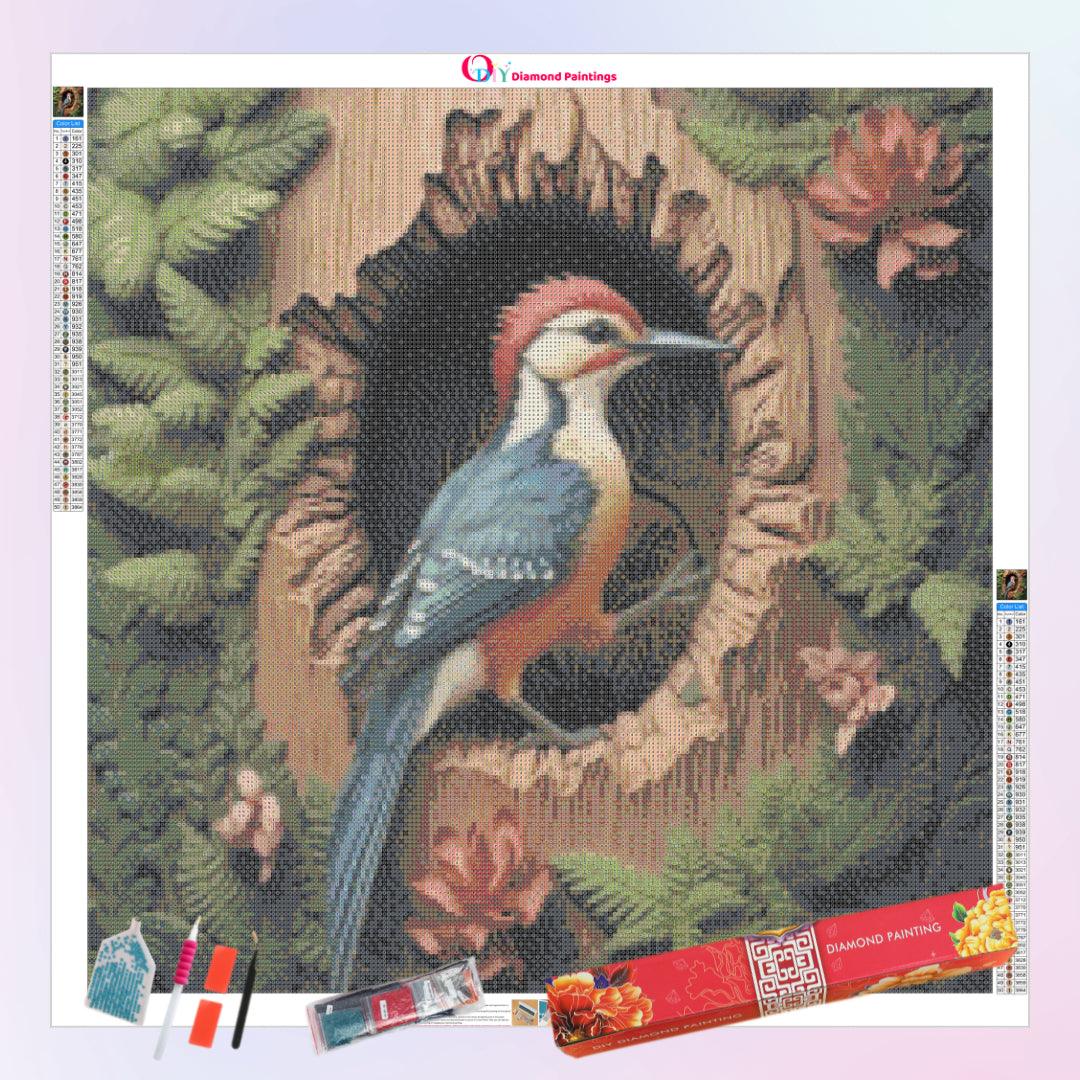 Woodpecker Diamond Painting