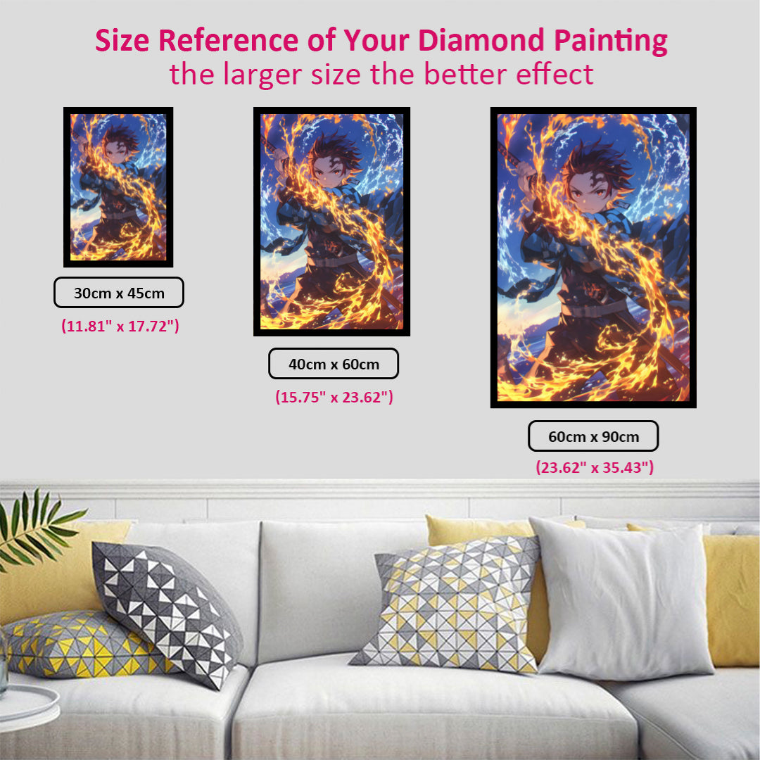 fire-tanjiro-diamond-painting-art-kit