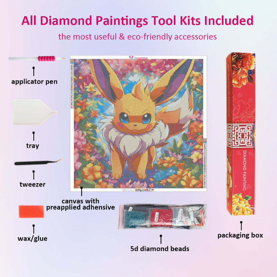 flowers-eevee-diamond-painting-art-kit