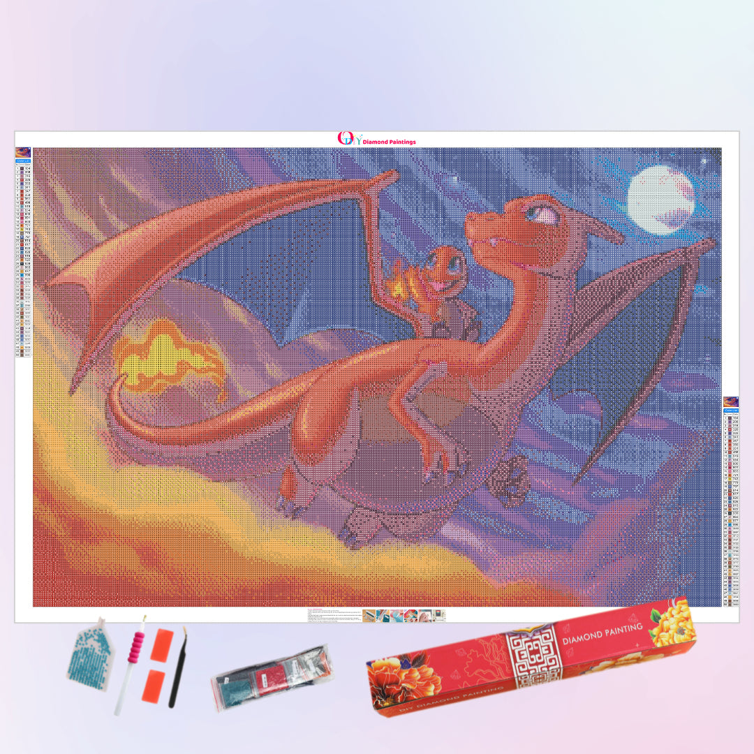 flying-charizard-diamond-painting-art-kit