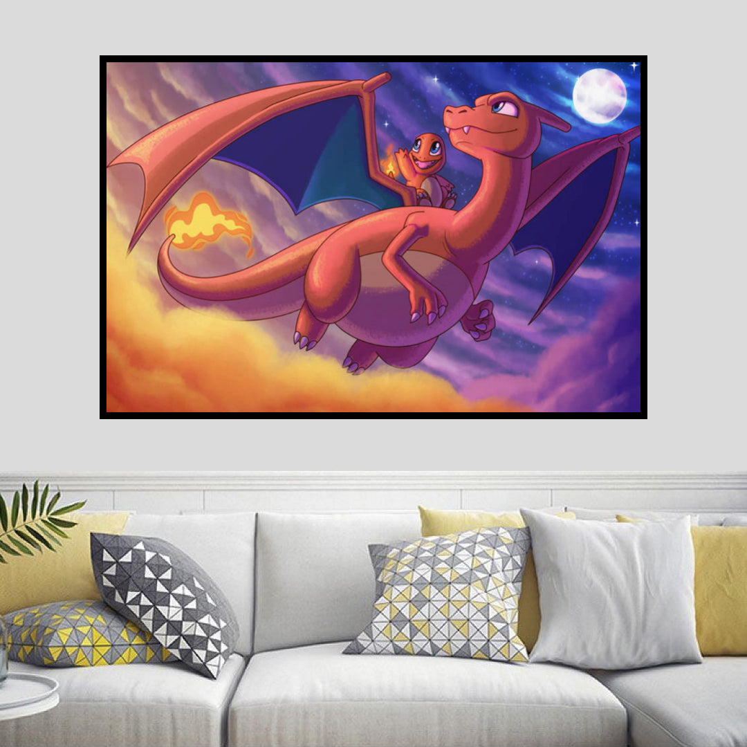 flying-charizard-diamond-painting-art-kit