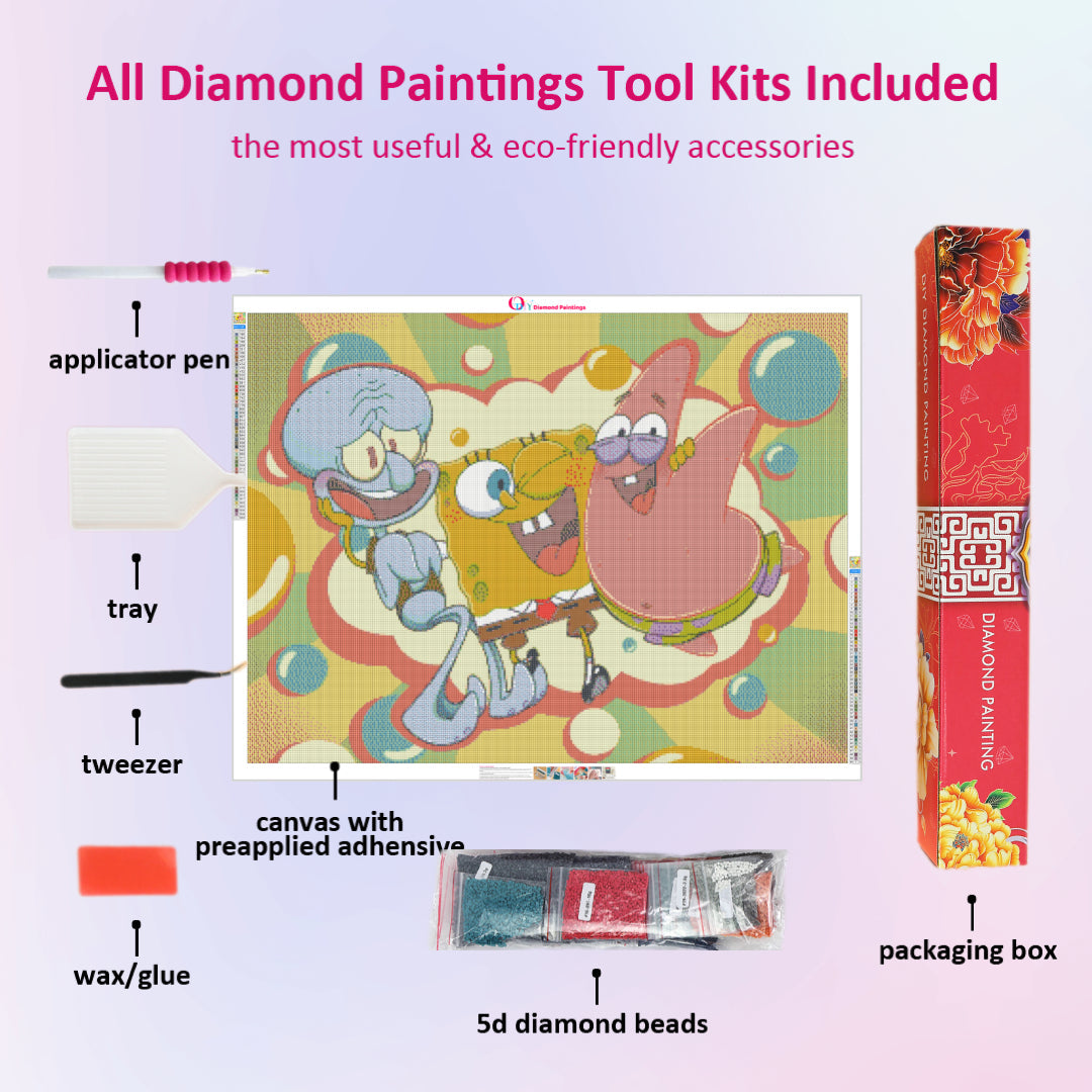 funny-three-spongebob-diamond-painting-art-kit