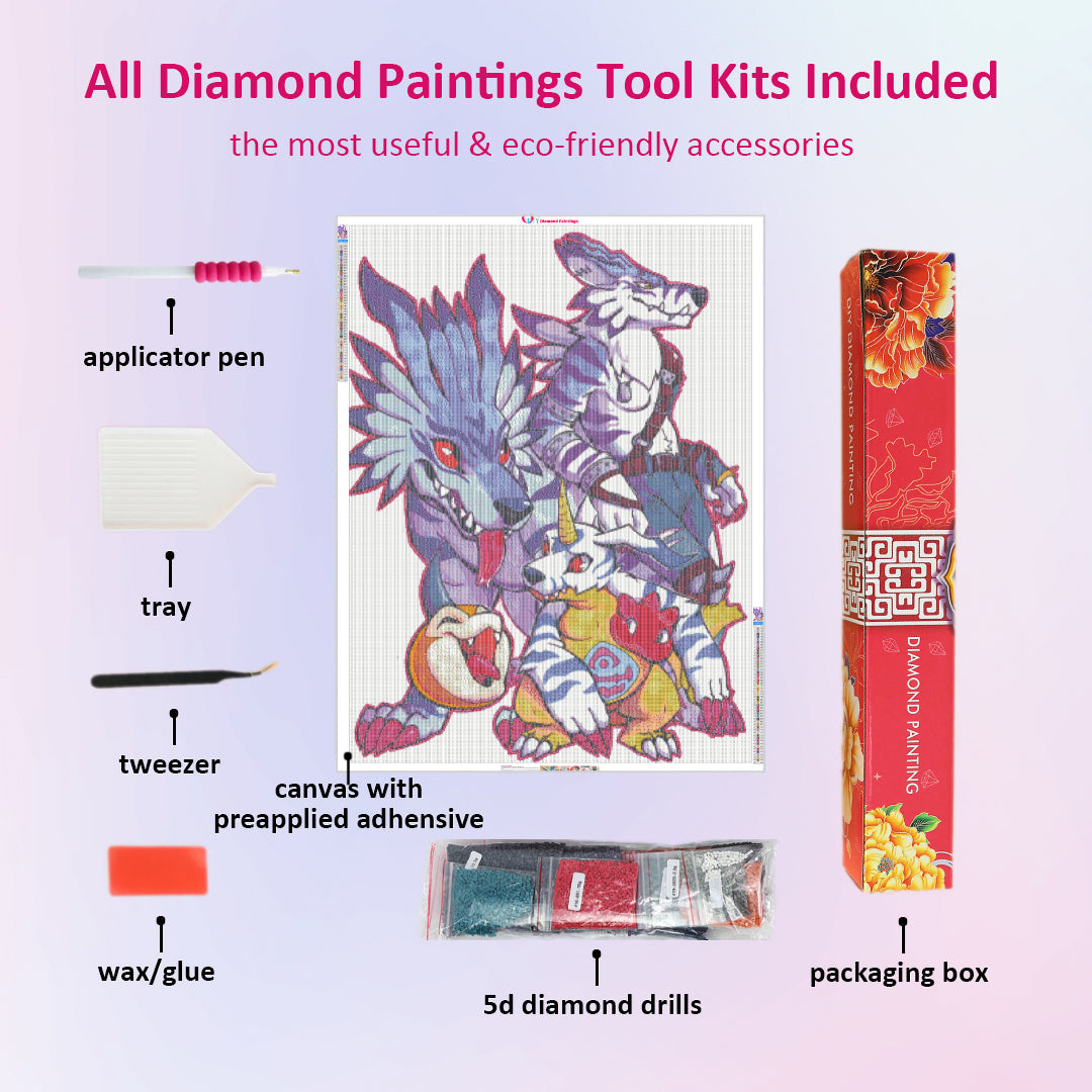 gabumon-family-diamond-painting-art-kit